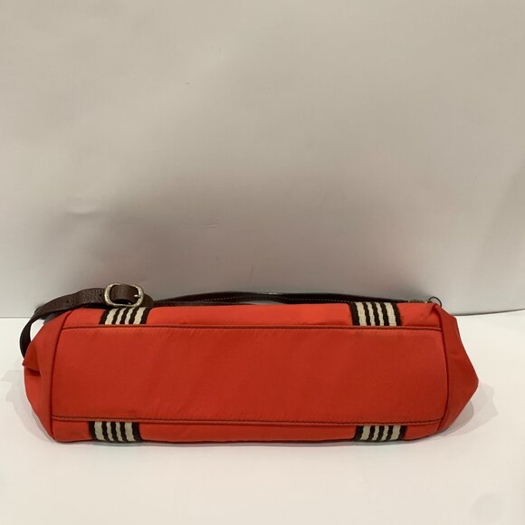 Burberry Red Nylon Shoulder Bag Sku#84298 - Picture 3 of 10